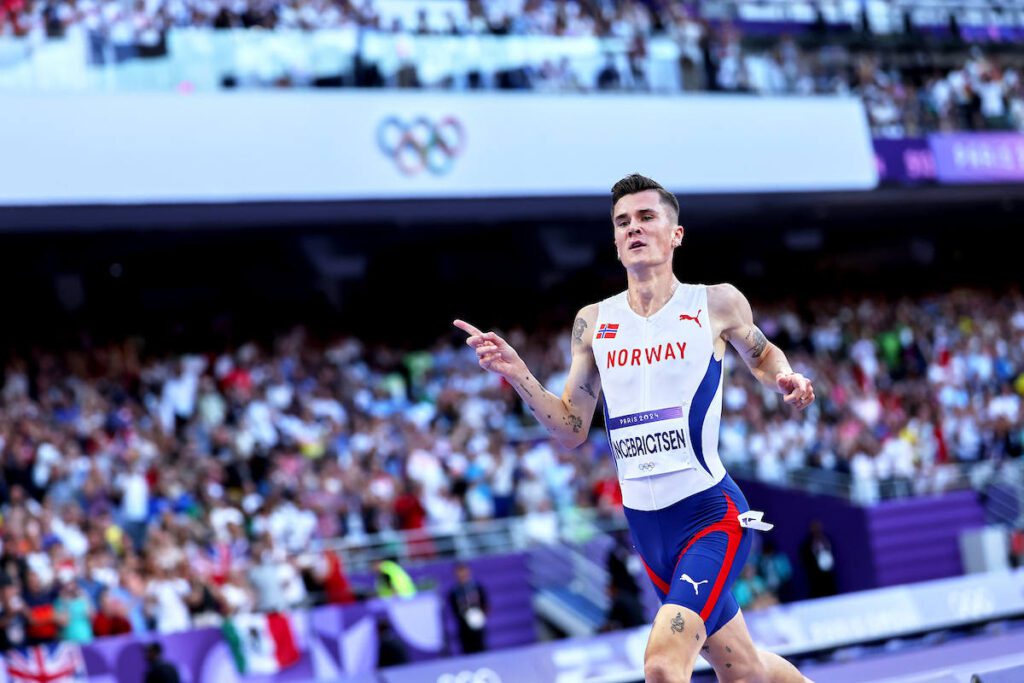 Jakob Ingebrigtsen ai Giochi Di Parigi.