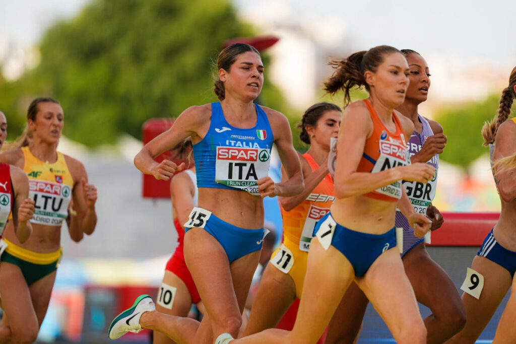 Marta Zenoni in Coppa Europa a Madrid.